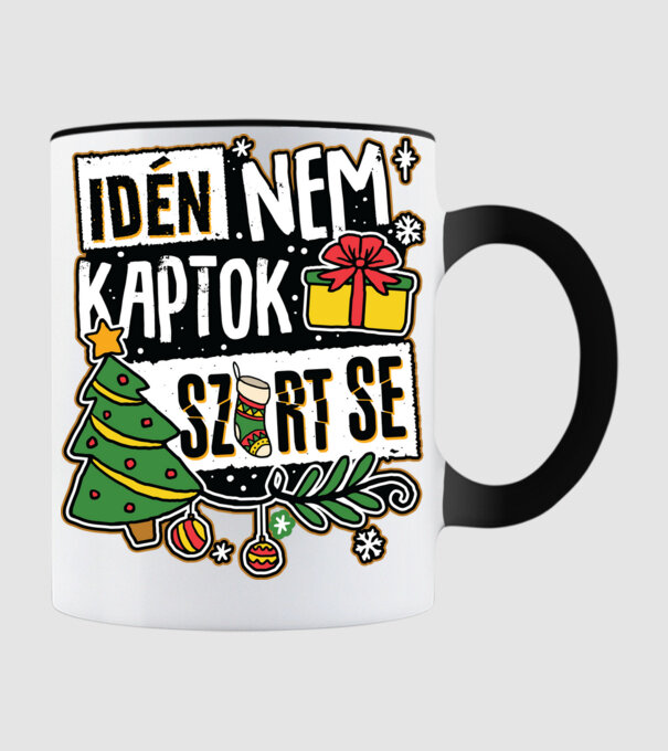 Idén nem kaptok szart se minta fekete pólón