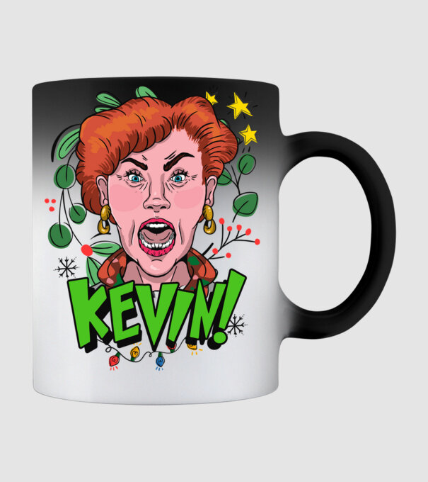 KEVIN minta fekete pólón