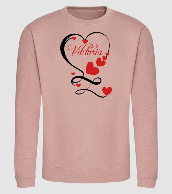 Viktória minta dusty pink pólón