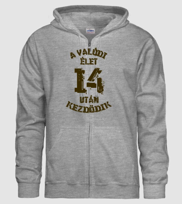 Valódi élet 14 színezhető minta szürke pólón