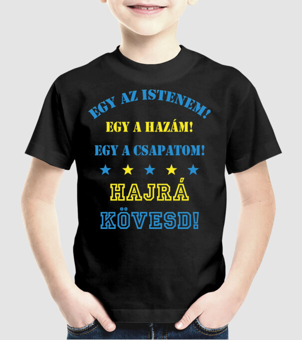 Kövesdi drukker minta fekete pólón