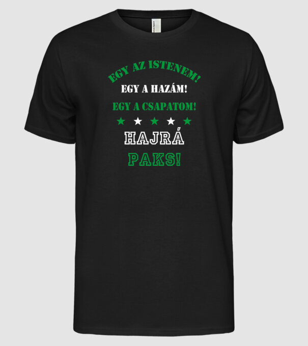 Paksi drukker minta fekete pólón