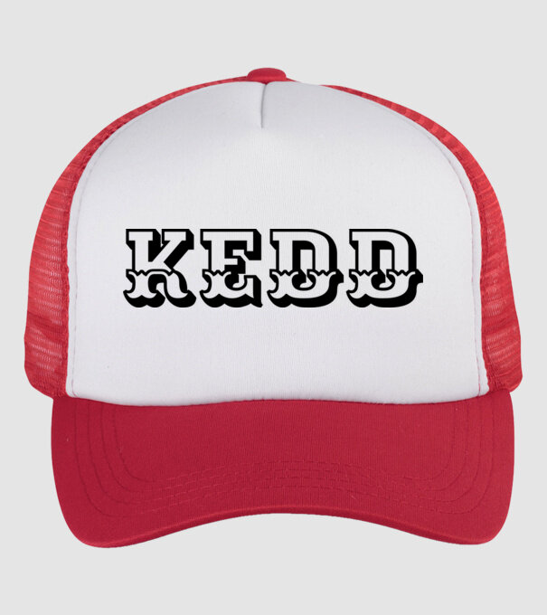Kedd minta fehér/piros pólón