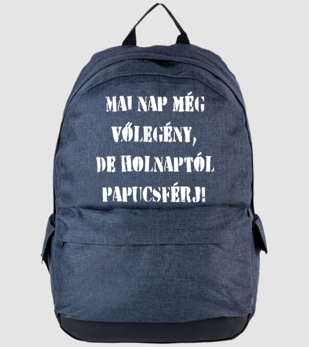 Paucsférj minta farmerkék pólón