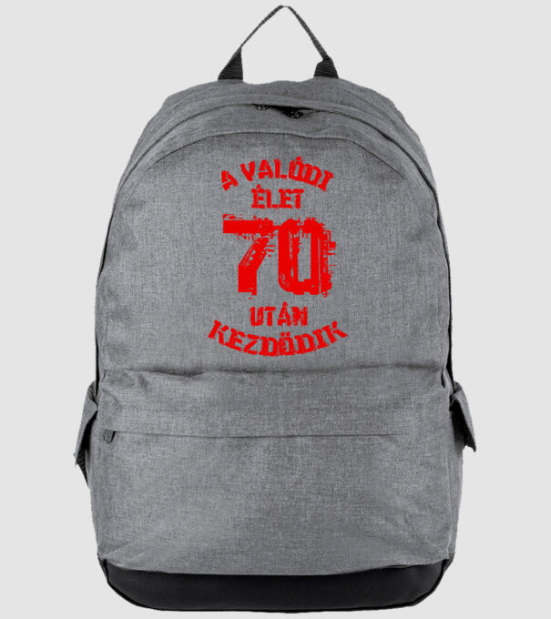 Valódi élet 70 színezhető minta szürke pólón