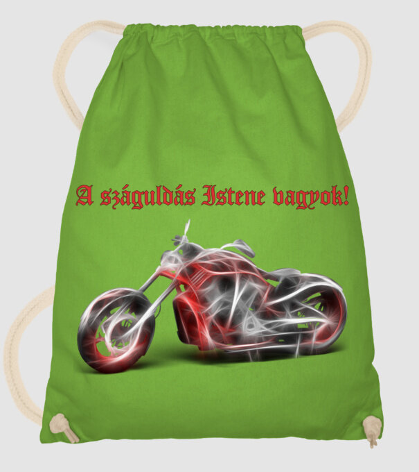 Kedvenc chopperem minta almazöld pólón