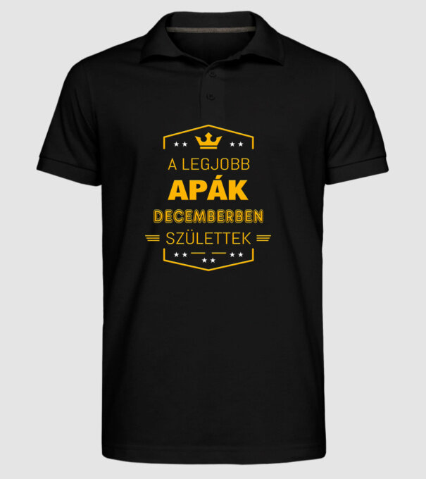 A legjobb apák minta fekete pólón