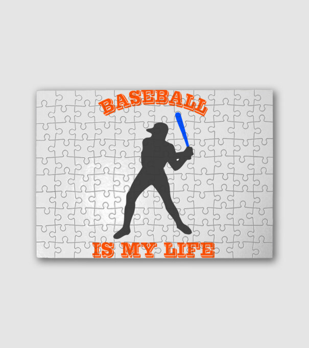 Baseball minta fehér pólón