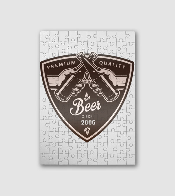 Beer 2006 minta fehér pólón