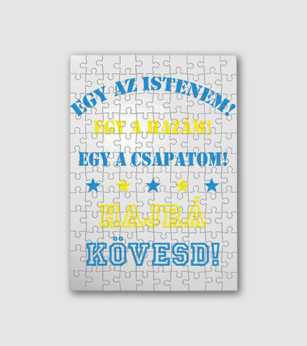 Kövesdi drukker minta fehér pólón