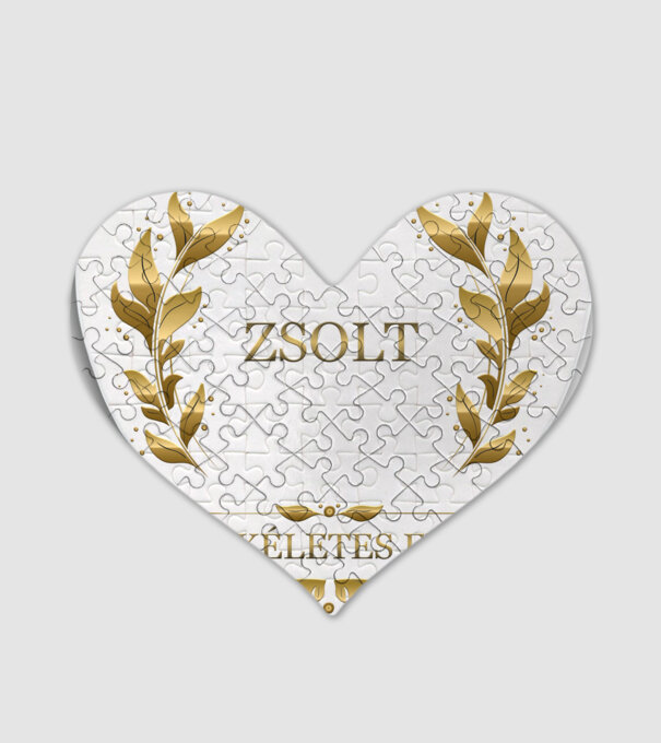Zsolt a tökéletes férfi minta fehér pólón