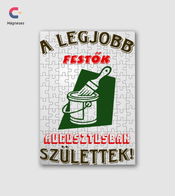 Festő szülinapja augusztus színezhető minta fehér pólón