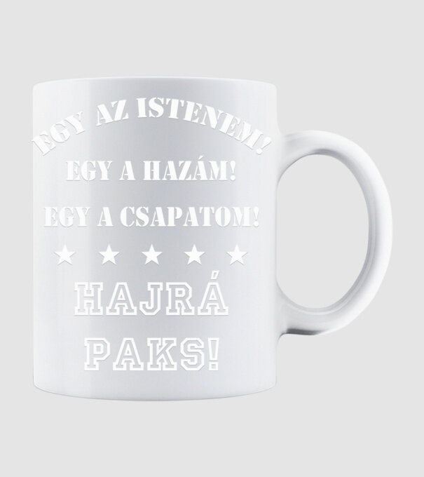 Paksi drukker minta fehér pólón