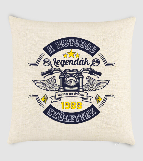 Motoros legendák 1988 minta homokszín pólón