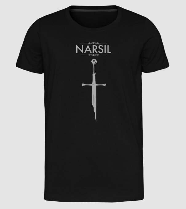 Narsil minta fekete pólón