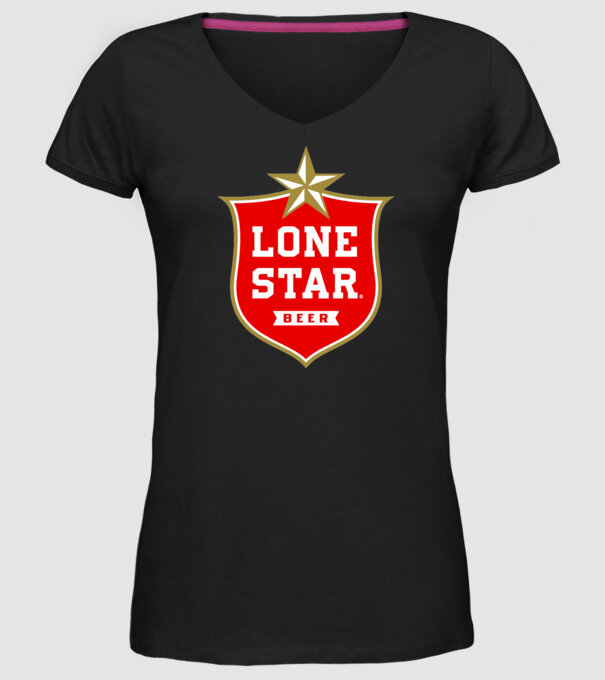 Lone Star Beer - True Detective minta fekete pólón