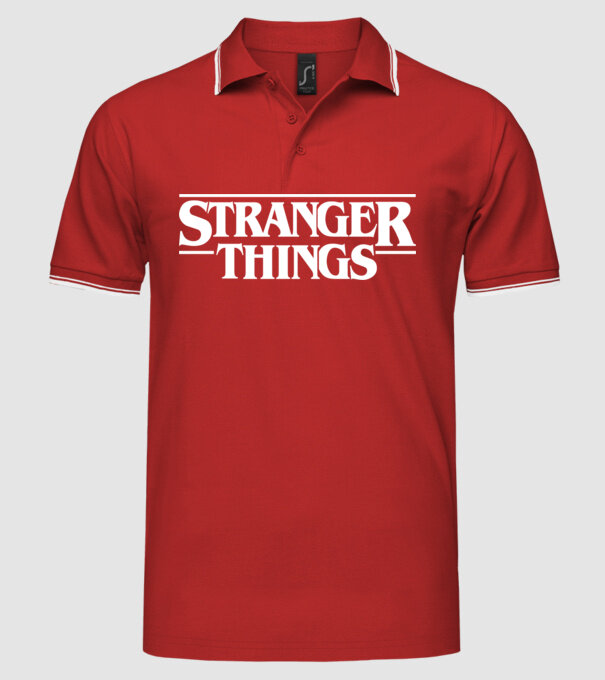 Stranger Things minta piros pólón