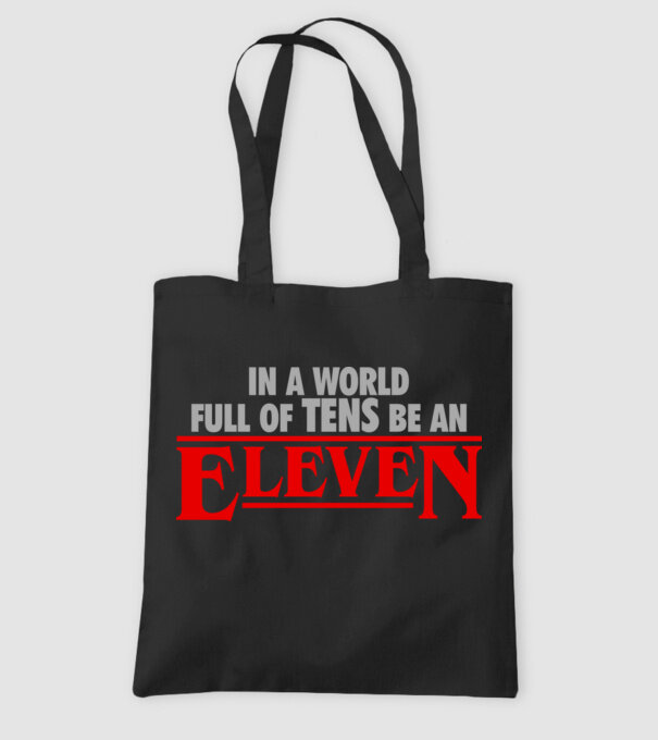 Be an Eleven 02 minta fekete pólón