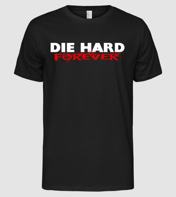 Die Hard Forever minta fekete pólón