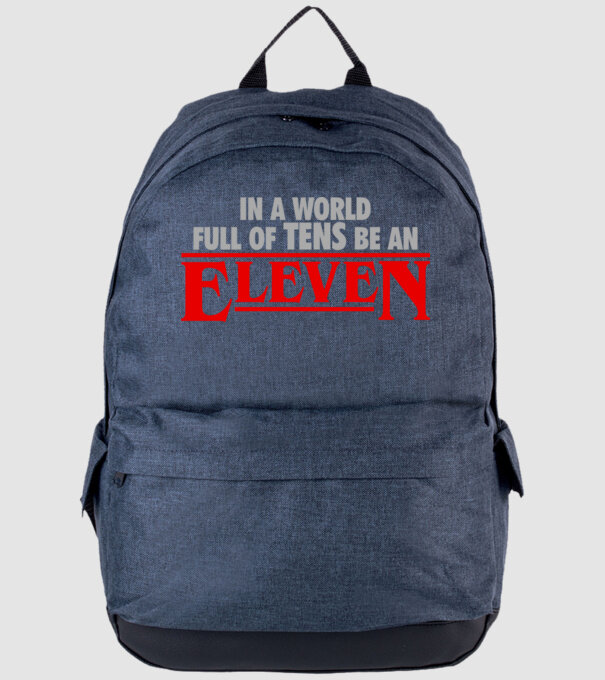 Be an Eleven 02 minta farmerkék pólón