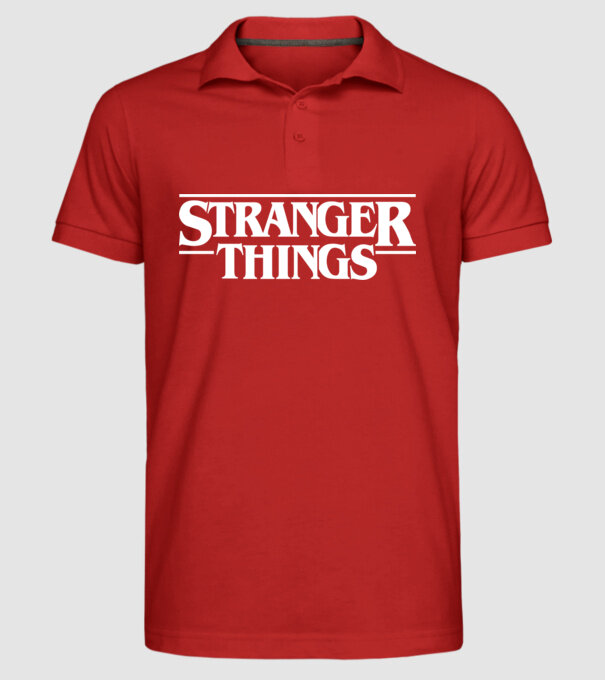 Stranger Things minta piros pólón