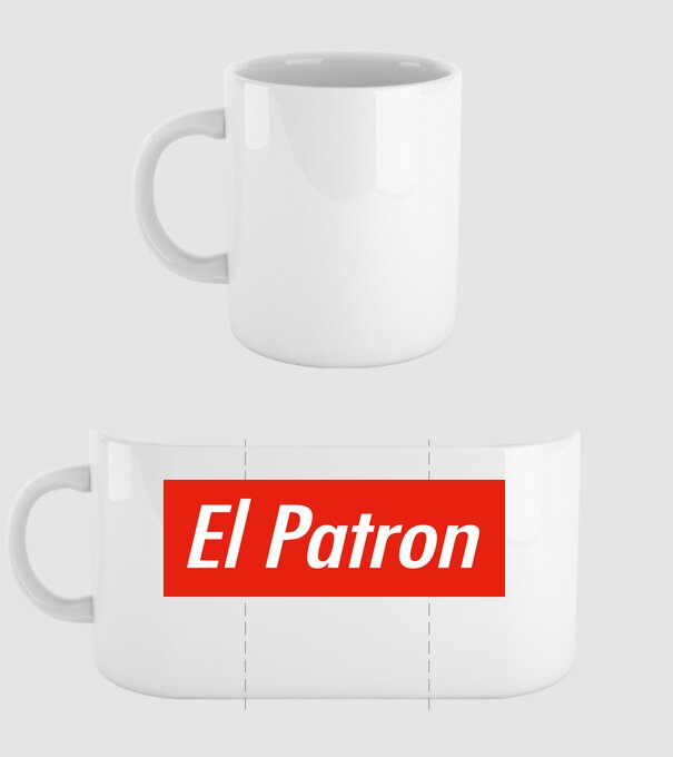 El patron Pablo Escobar supreme minta fehér pólón