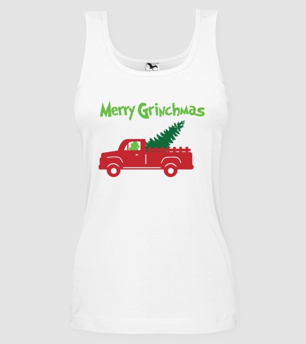 Karácsony grincs minta grinchmas minta fehér pólón