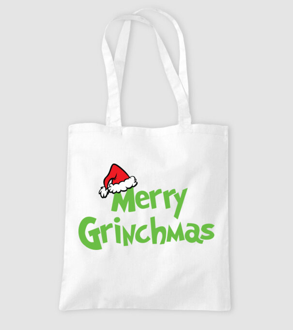 Karácsony grincs minta grinchmas minta fehér pólón