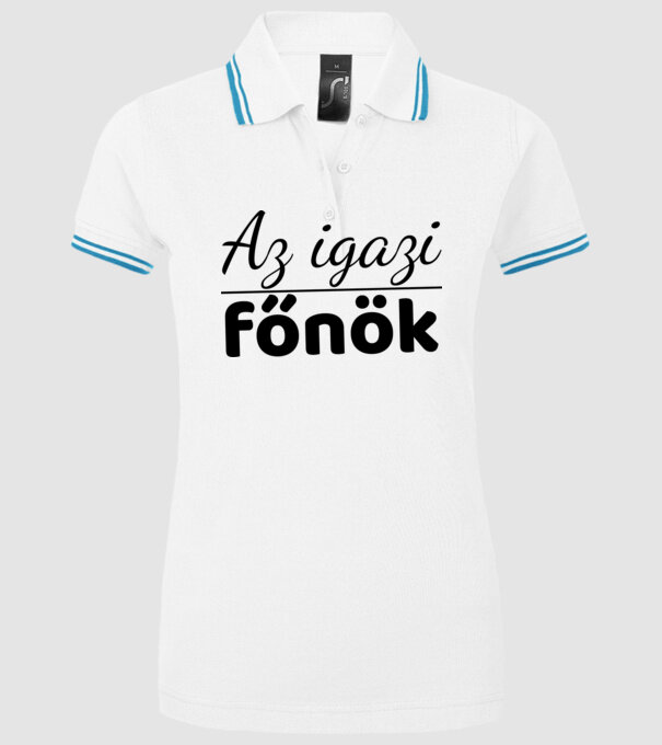 Az igazi Főnök - Családi minta - Anyának minta fehér pólón