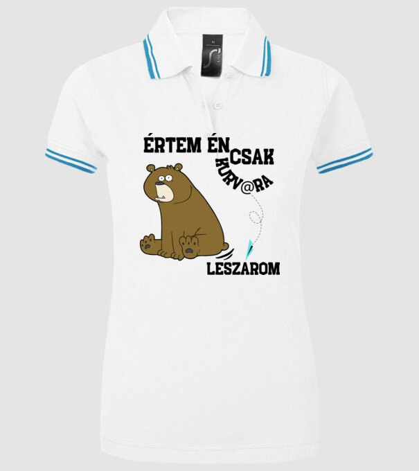 Értem én csak kurv@ra leszarom minta fehér pólón