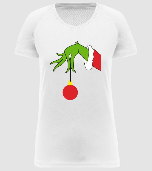 Karácsony grincs minta grinchmas minta fehér pólón