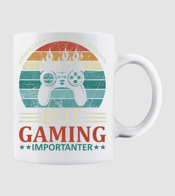 Gamer minta minta fehér pólón