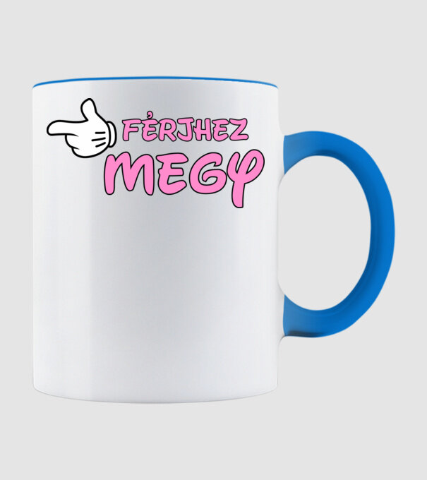 Férjhez megy minta világoskék pólón