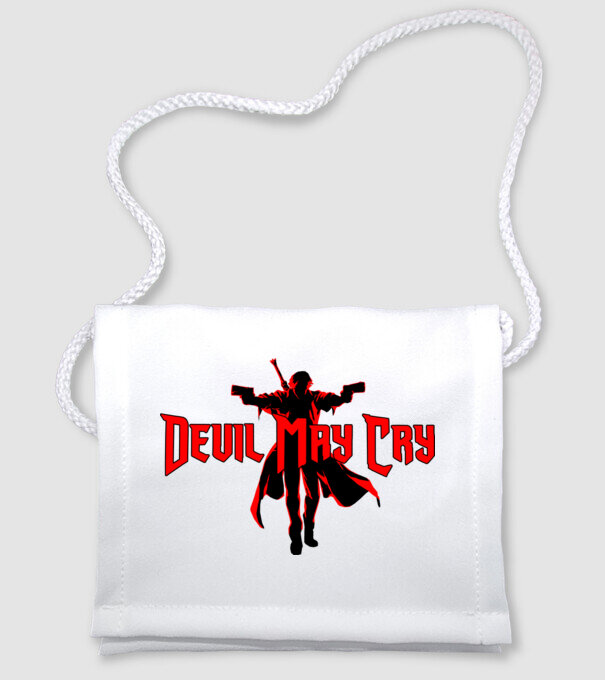 Devil May Cry (Fekete Dante) minta fehér pólón