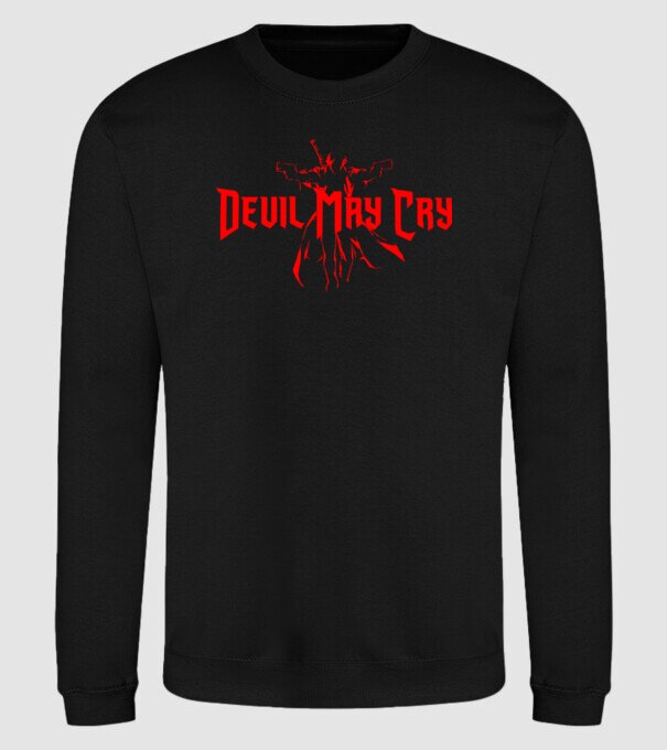 Devil May Cry (Átlátszó Dante) minta fekete pólón