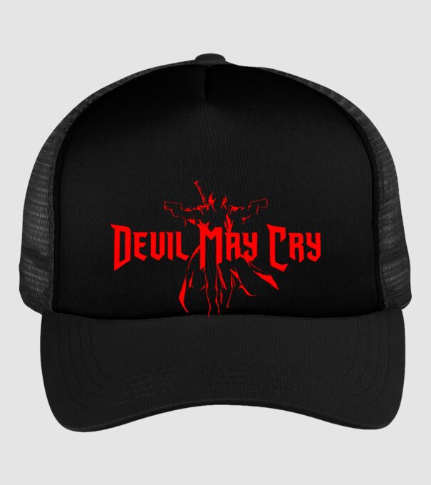 Devil May Cry (Átlátszó Dante) minta fekete pólón