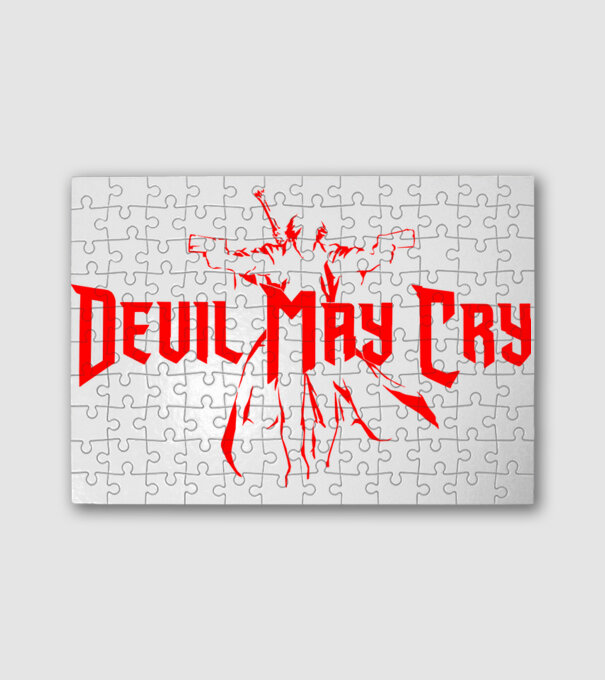 Devil May Cry (Átlátszó Dante) minta fehér pólón