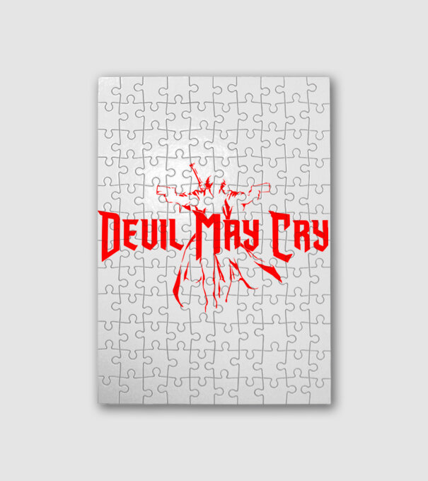 Devil May Cry (Átlátszó Dante) minta fehér pólón