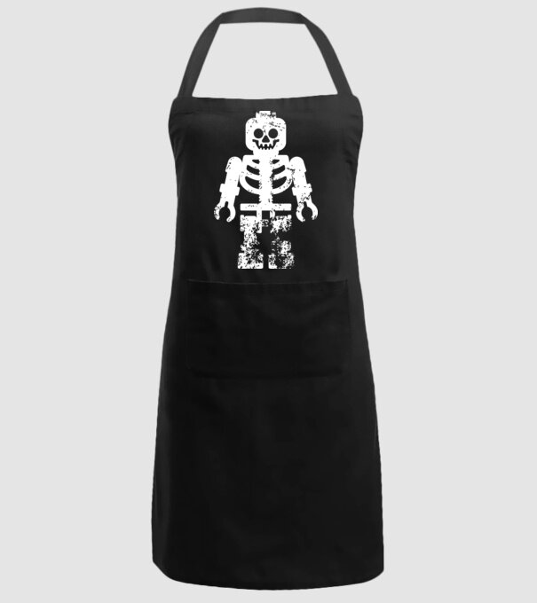 Skeleton Destroy minta fekete pólón