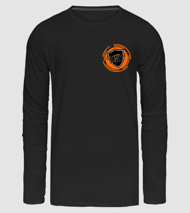 FantasyShield minta fekete pólón