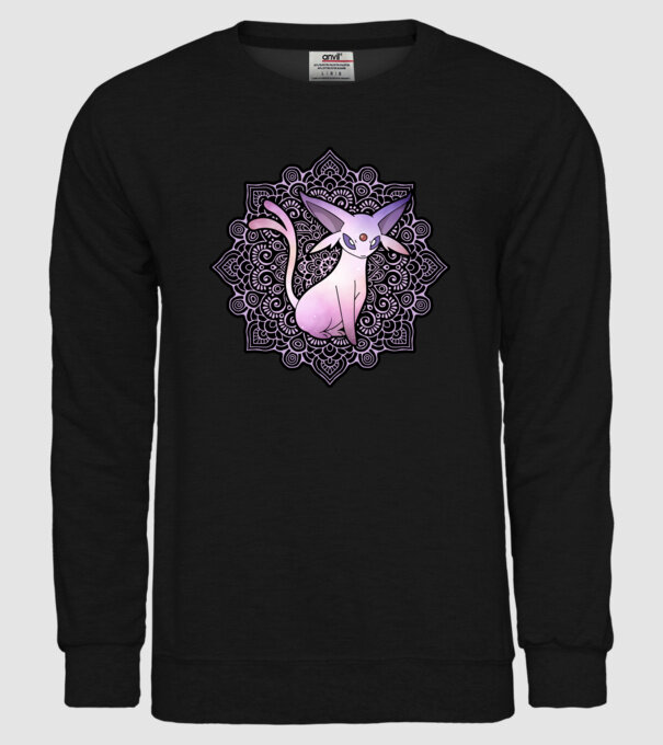 Espeon minta fekete pólón