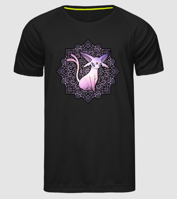 Espeon minta fekete pólón