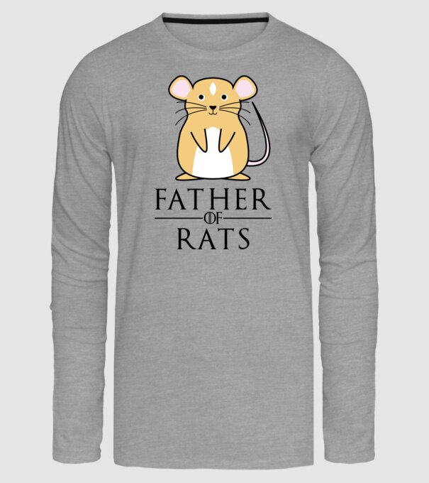 Father of Rats minta szürke pólón