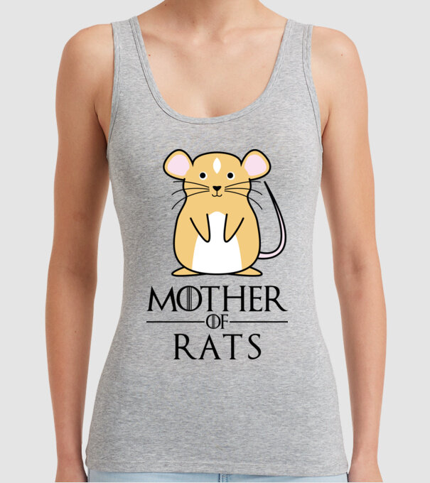 Mother of Rats minta szürke pólón