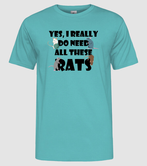 Need rats minta türkiz pólón