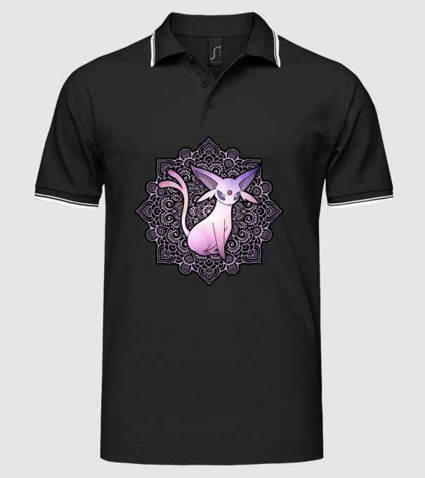 Espeon minta fekete pólón