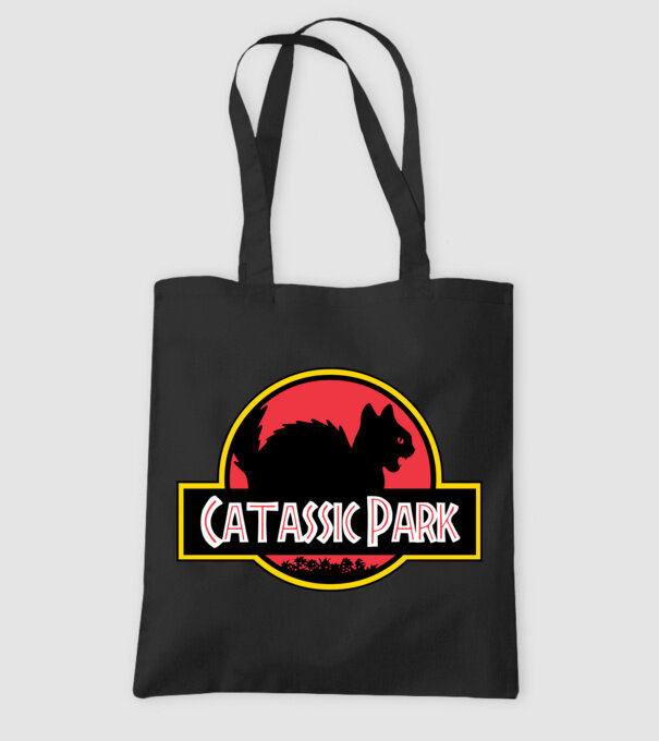 Catassic Park minta fekete pólón