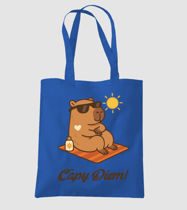 Capy Diem minta királykék pólón