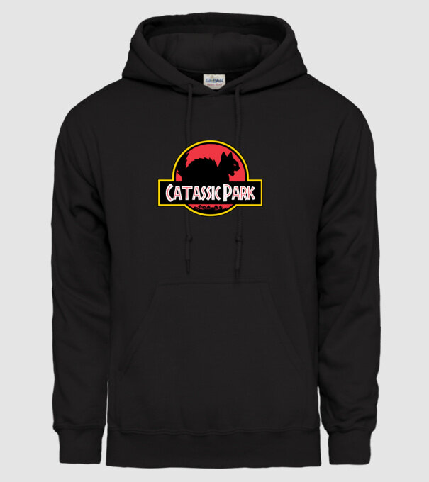 Catassic Park minta fekete pólón