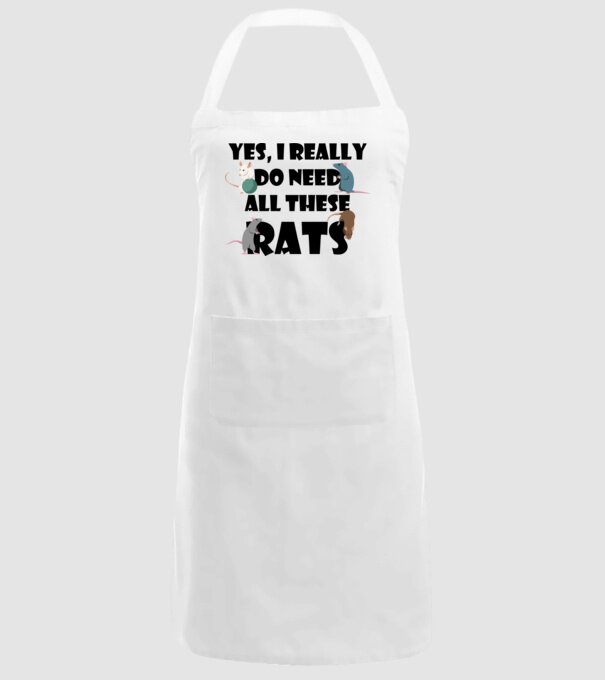 Need rats minta fehér pólón